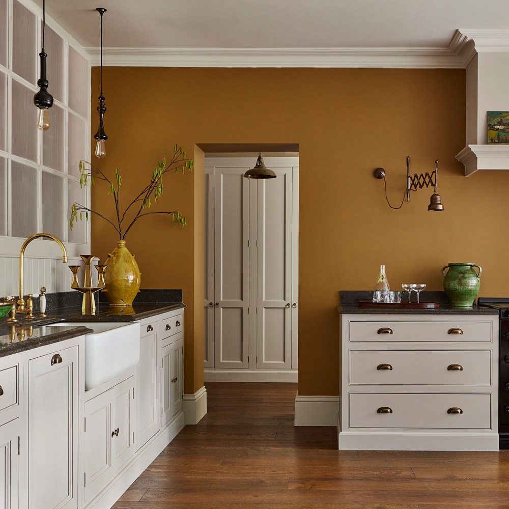 True Matt Emulsion Paint by Zoffany in Muddy Amber